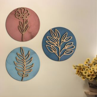 Art Street Wall Hanging MDF Plates Home Decore